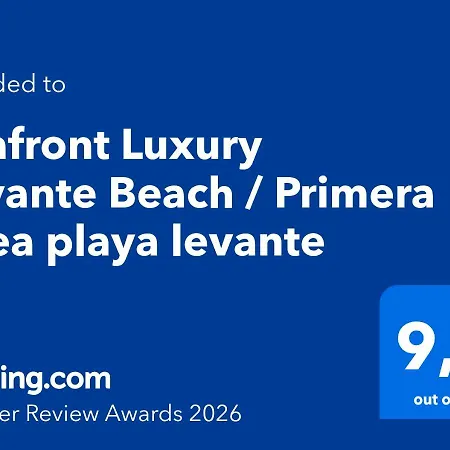 Apartment Seafront Luxury Levante / Primera Linea Playa Levante *